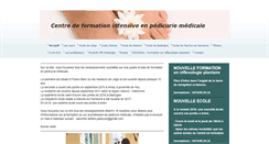 Desktop Screenshot of ecolepedicuremedicale.com